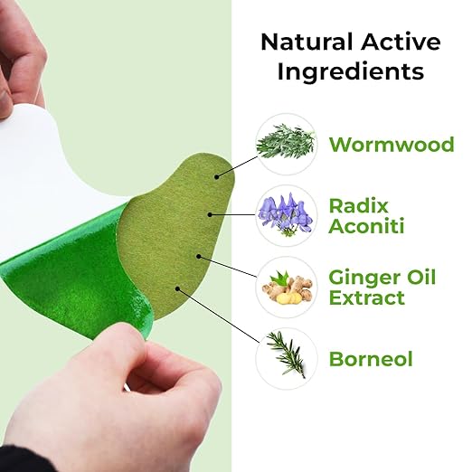 Pack Of 10 Herbal Knee Pain Relief Patch – Ayurvedic Knee Patch for Arthritis, Joint Pain, Leg Pain