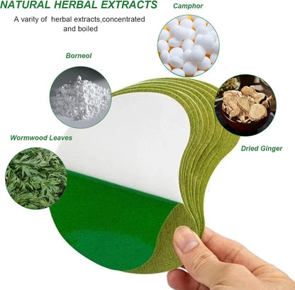 Pack Of 10 Herbal Knee Pain Relief Patch – Ayurvedic Knee Patch for Arthritis, Joint Pain, Leg Pain